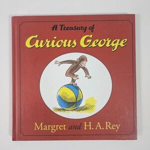 A Treasury of Curious George Hardcover Book Includes Eight Stories